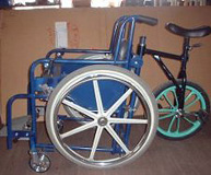 アタッチメント車椅子